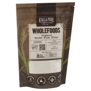 organic brown rice flour 400g