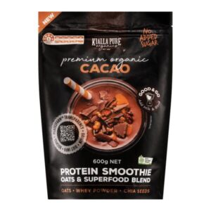 organic protein smoothie cacao 600g