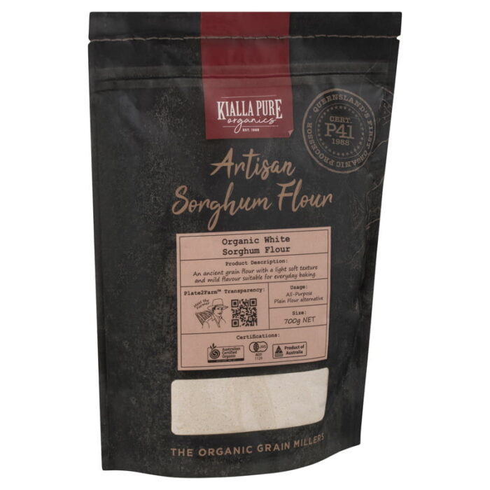 organic white sorghum flour 700g organic white sorghum flour 700g
